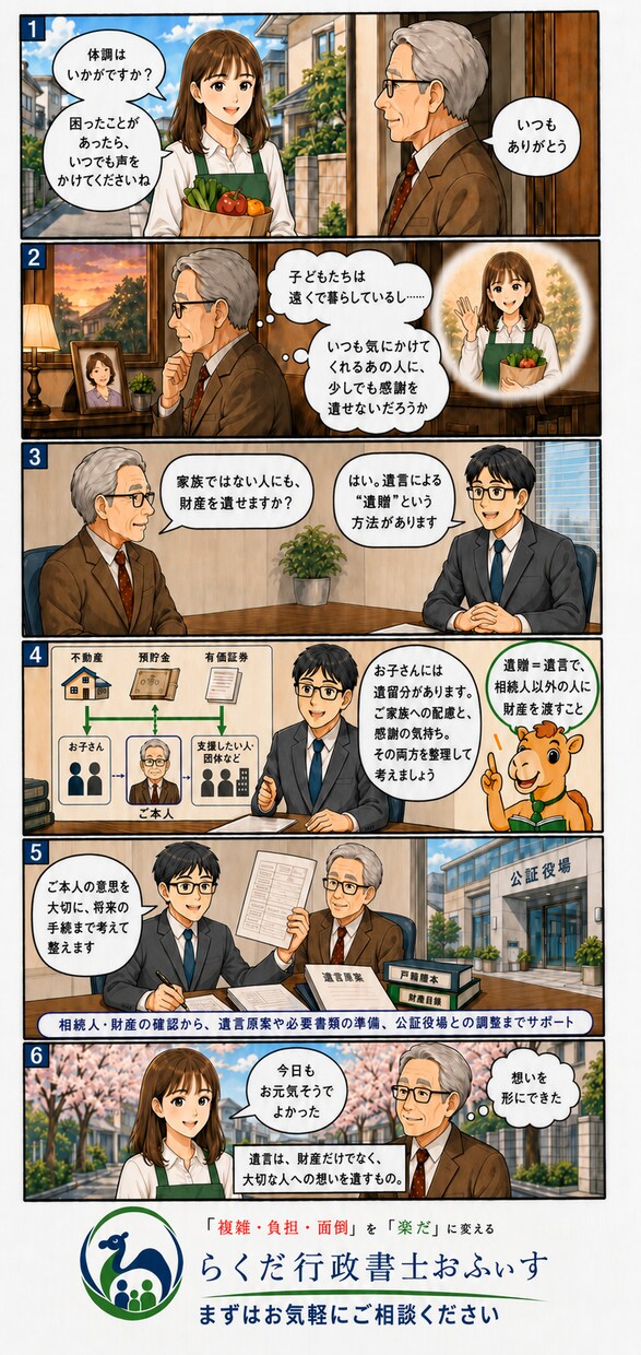 相続・遺言に関する不安や疑問点を解決します 相続・遺言専門の行政書士が、丁寧にご質問、ご相談に対応します イメージ4