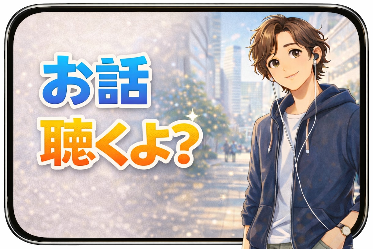 今すぐ誰かと話がしたい…あなたの声をお聴きします あなたの「今、話したい」気持ち、ぼくに預けてみませんか？ イメージ6
