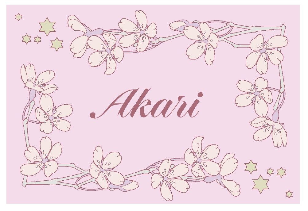華やかな結婚式ネームカード（席札）をデザインします お好きな色合いで、お洒落なオリジナルネームカードを作ります イメージ3