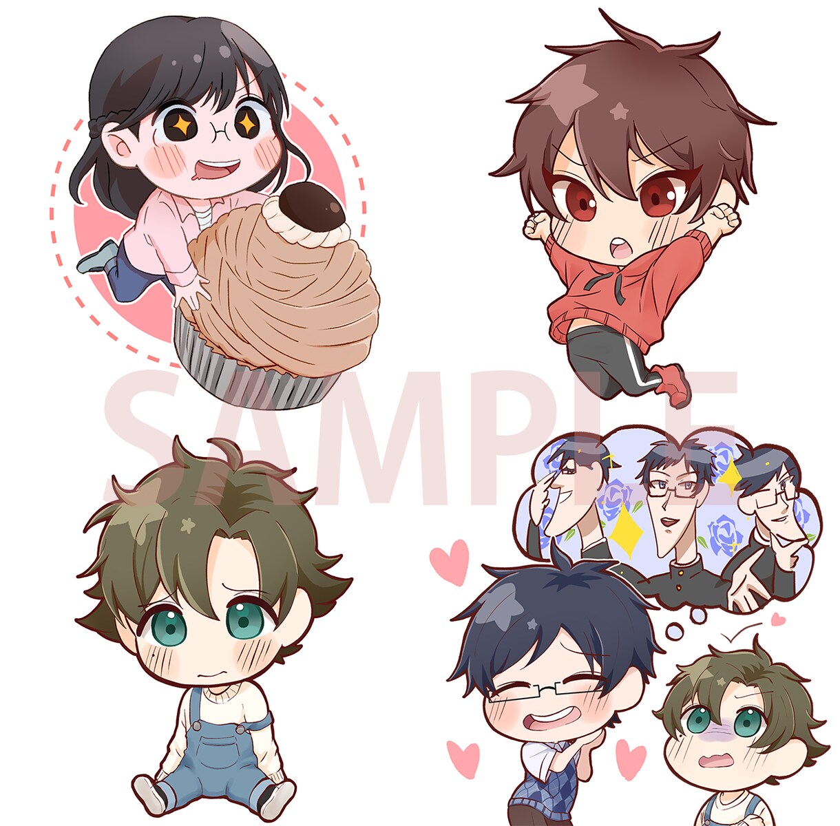 かわいいミニキャライラスト描きます あなた用の生き生きとした可愛いミニキャラを描きます イメージ6