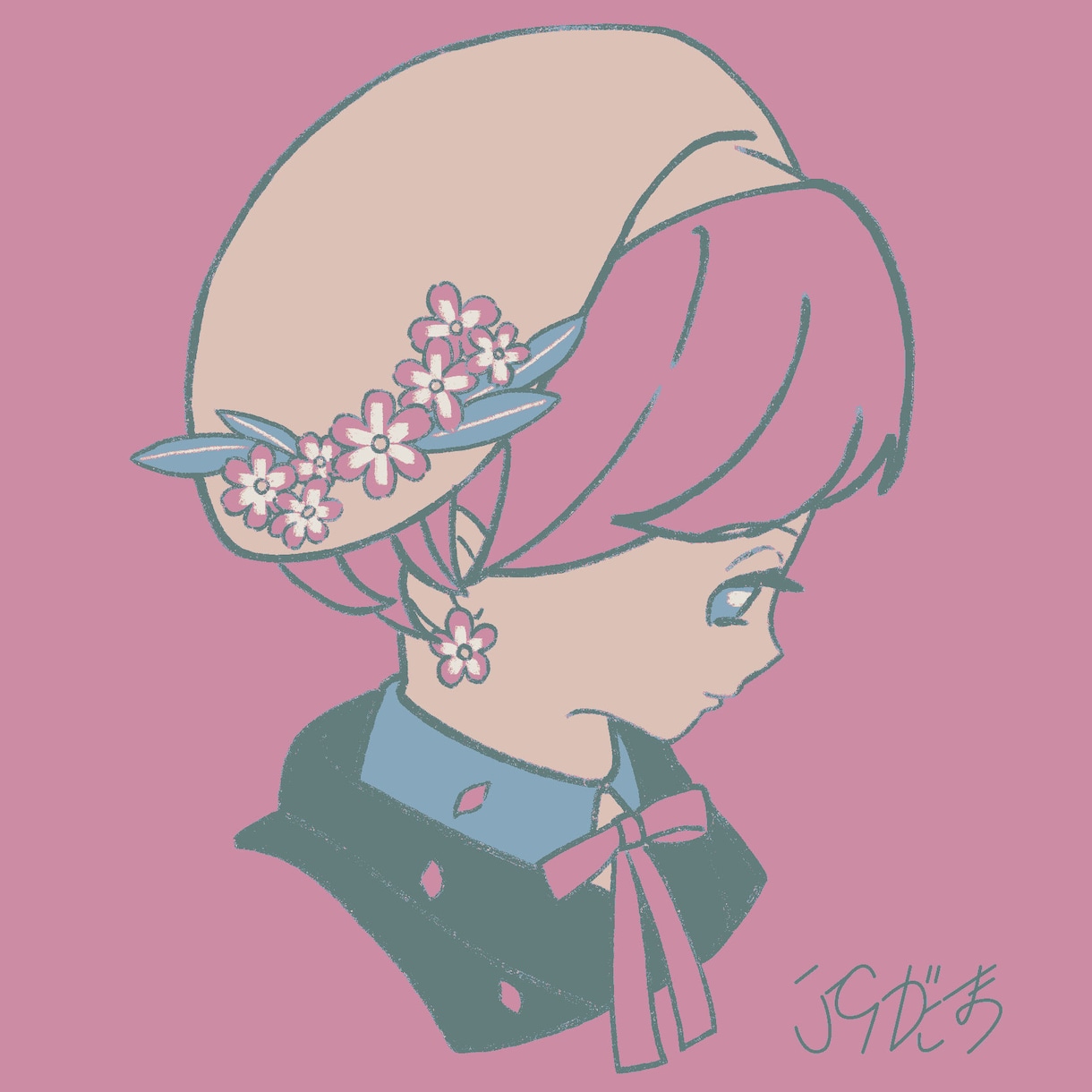 個性的な色合いでアイコンをちょっと華やかにします フィルターがかったような世界に一つだけのイラスト！ イメージ1