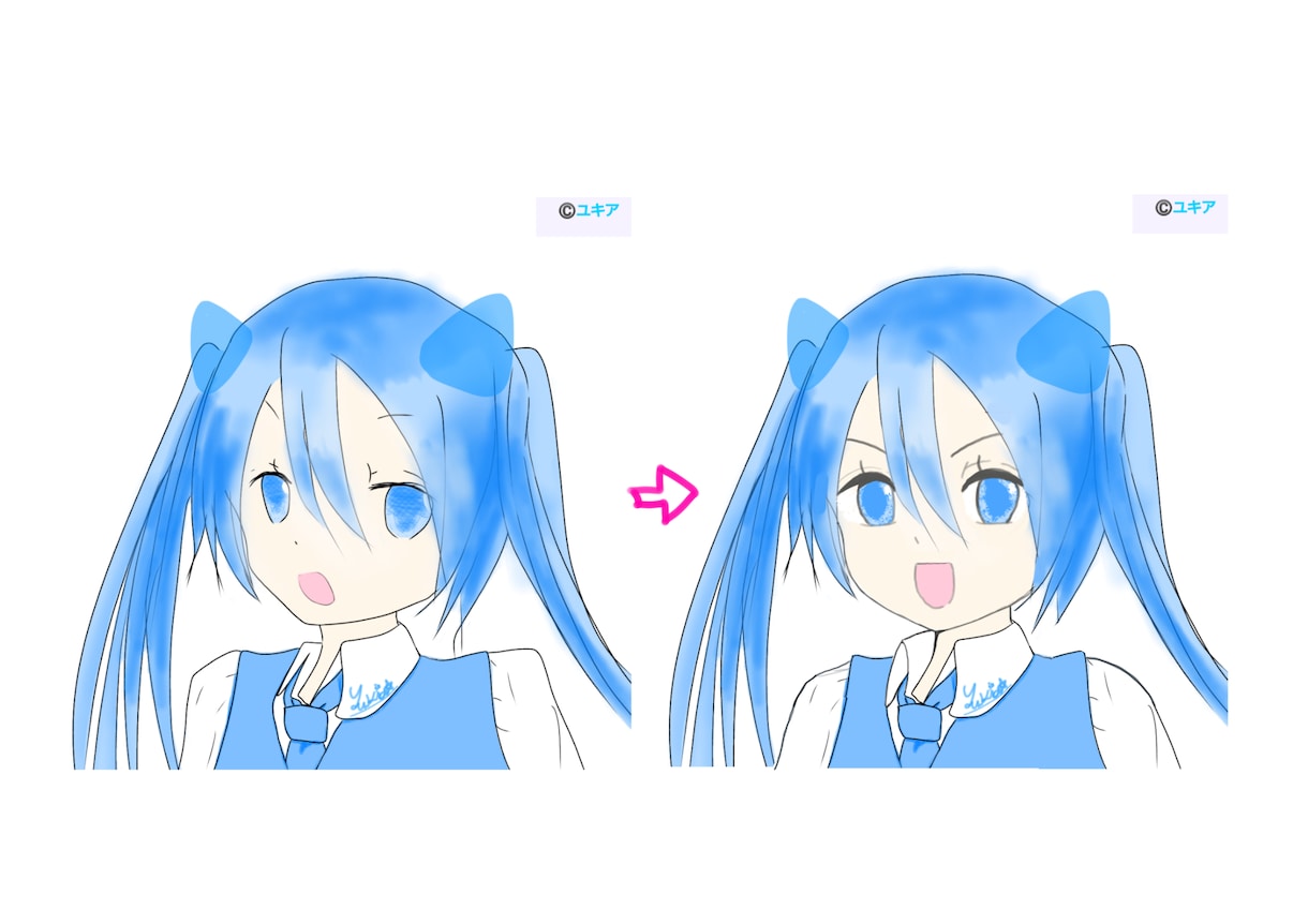 お絵かき美容室〜お客様の絵をお直しいたします 自力ではイメージに後ちょっと届かない……しっかり届かせます！ イメージ7