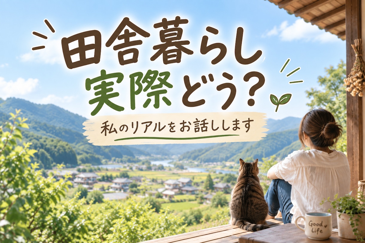 都会から田舎へ移住したリアルをお話しします 田舎で暮らしたい方・都会を離れたい方・二拠点生活を検討中の方 イメージ1