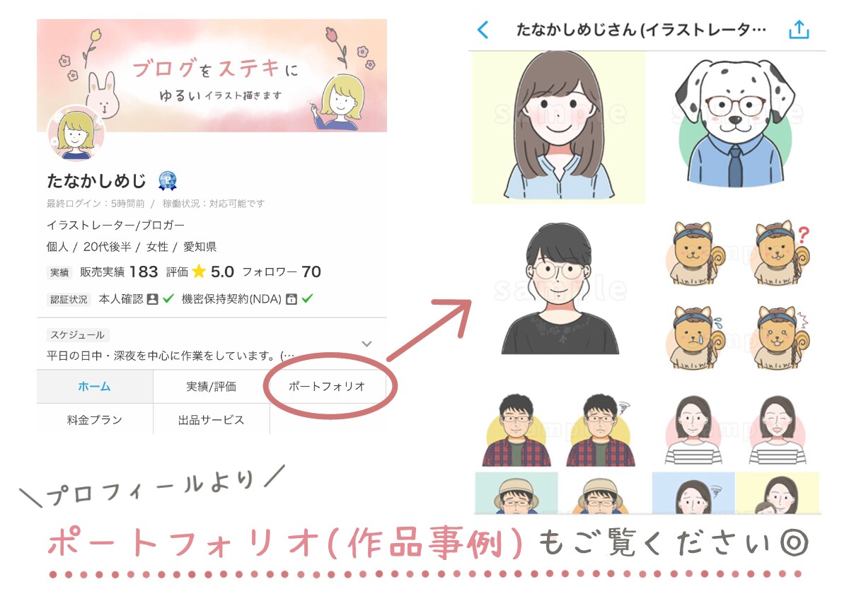 ゆるかわいい動物アイコン描きます SNS/ブログの印象UP！周りと差がつくオリジナルアイコン イメージ6