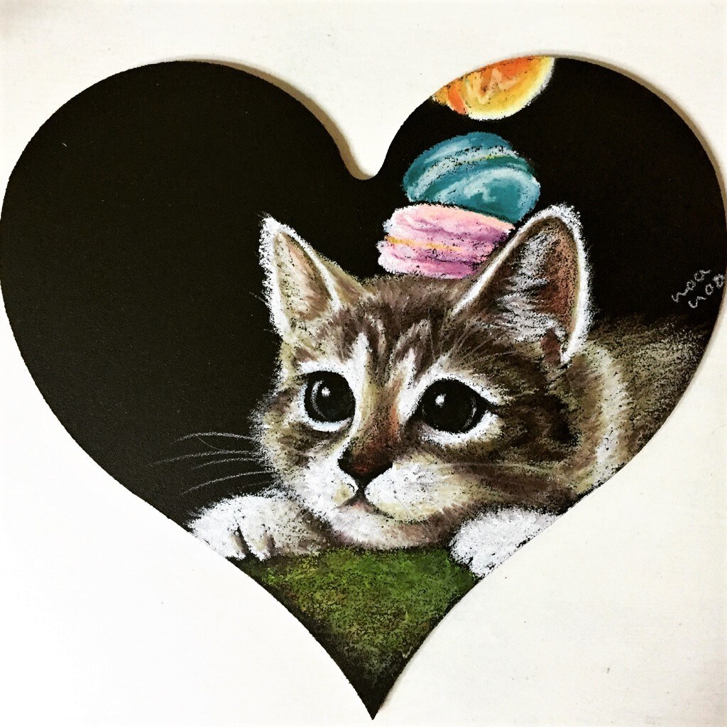 チョークアートでオリジナルなペット画描きます ペットのワンちゃん猫ちゃんの絵をインテリアに♪プレゼントに♪ イメージ5