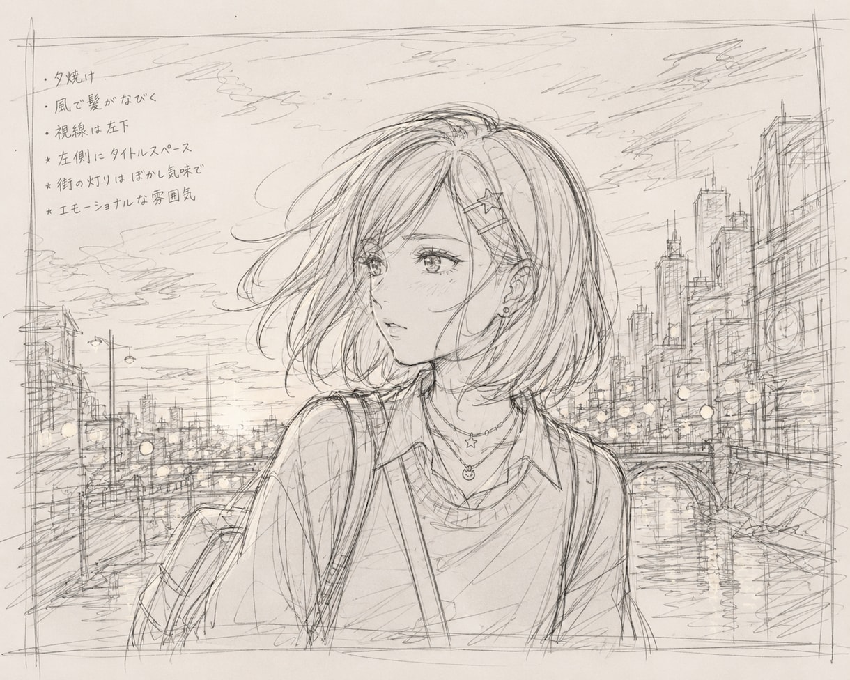 高品質なMV イラスト、一枚絵を作成します 歌ってみたやボカロ曲のサムネ、mvのイラスト、1枚絵等 イメージ1