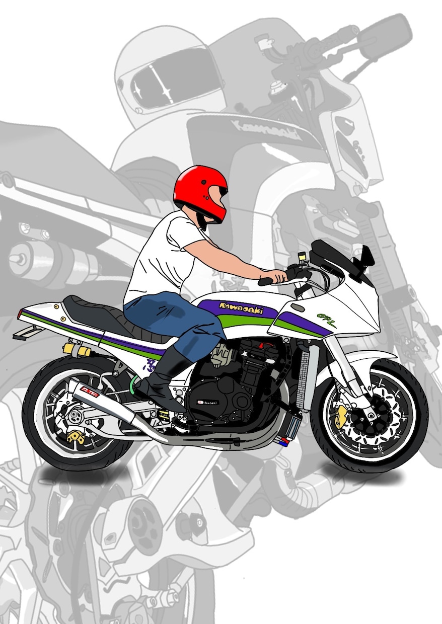 あなたの愛車描きます あなたの素敵な愛車(バイクや車)描きます！ イメージ2