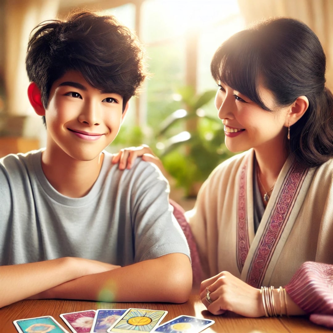 行き渋りや不登校のお悩みタロットカードで紐解きます お子様の心の声に寄り添い、未来への一歩を占いでサポート イメージ3