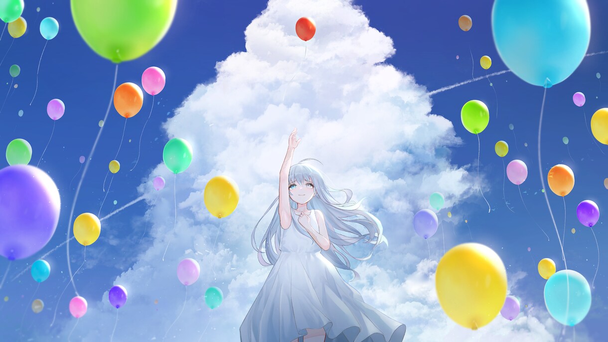 一枚絵を制作致します サムネイル、立ち絵、挿絵、観賞用等幅広く受け付けております。 イメージ1