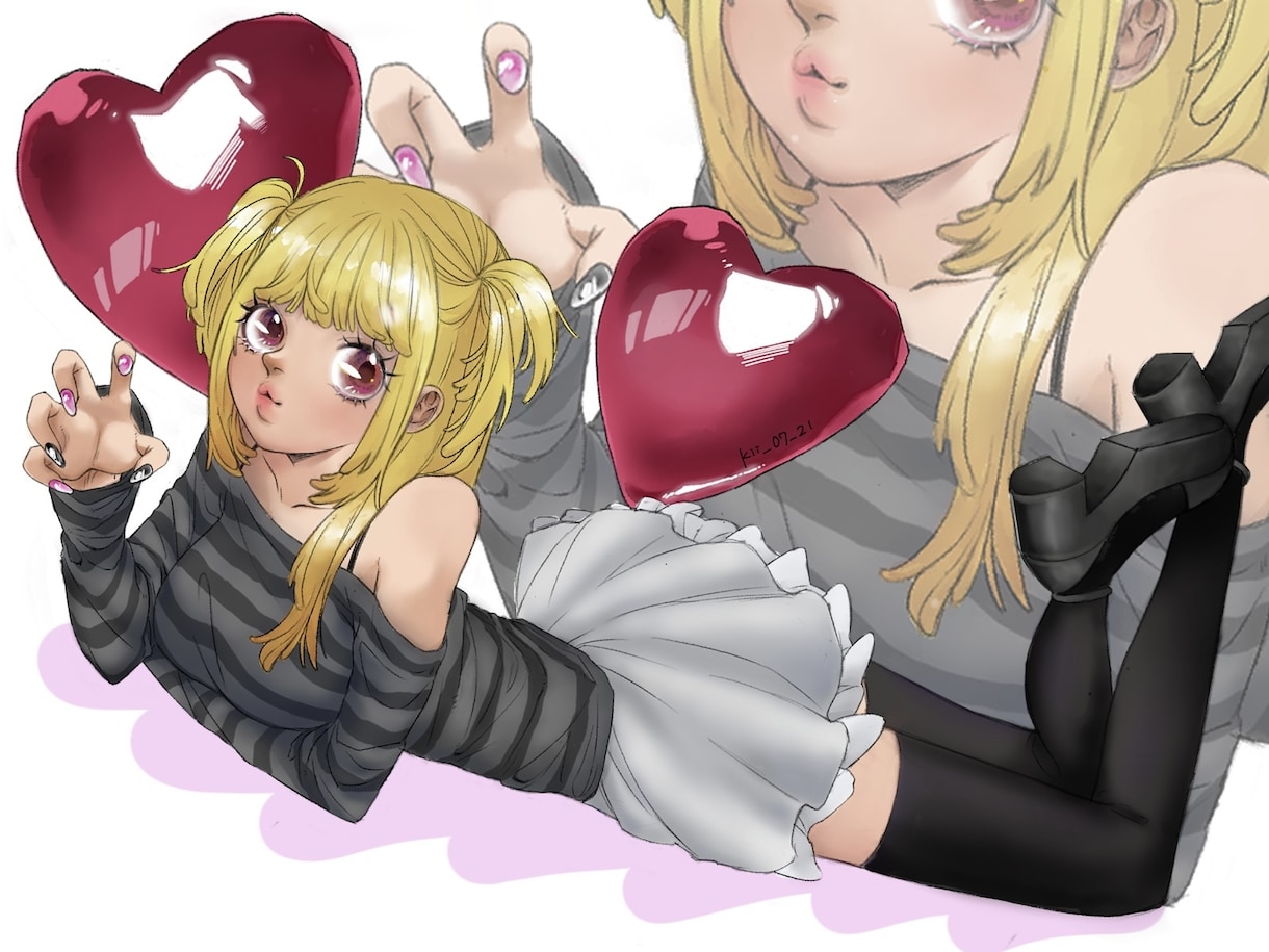 貴方だけのオリジナルキャラクターを描きます 可愛い女の子、ギャルのイラストが好きな方 イメージ2
