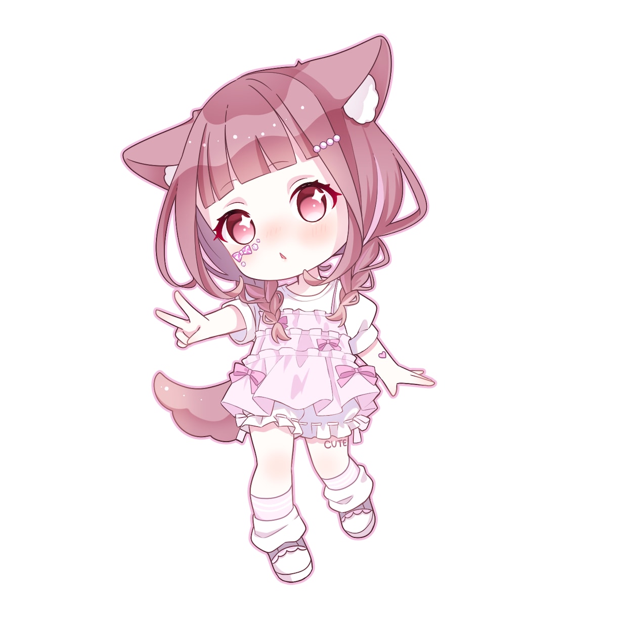 可愛くて綺麗で丁寧なイラストを描きます アイコン、キャラデザ、立ち絵、一枚絵などお描きします。 イメージ3