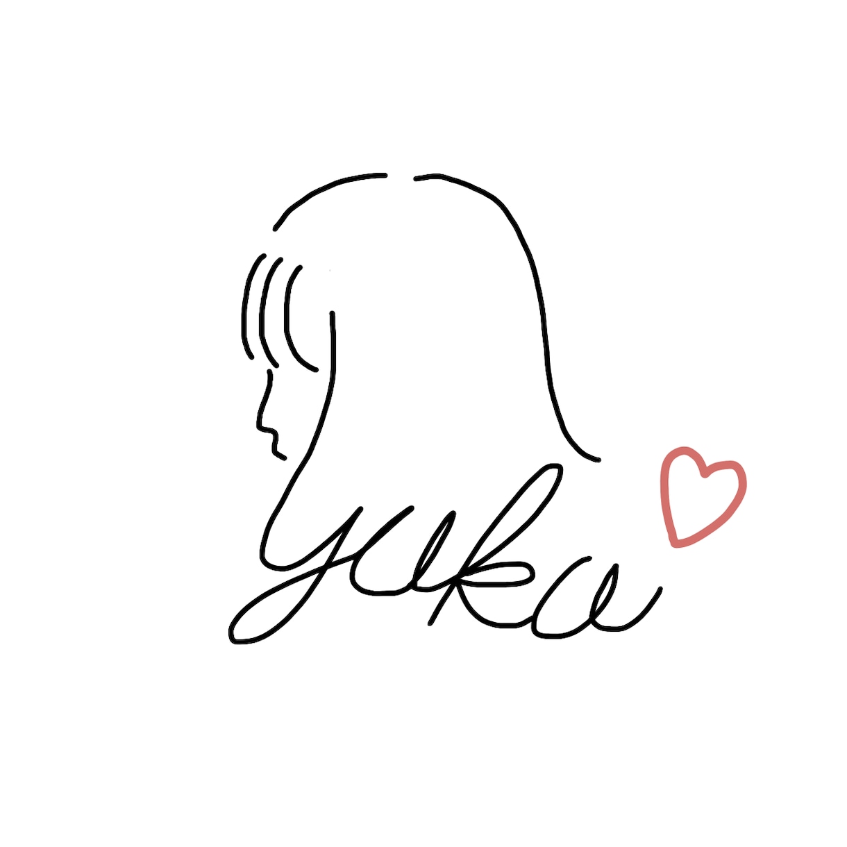インスタ等で使えるおしゃれシンプル線画を描きます 韓国風おしゃれ線画♡カラー2色orカラー1色+小物1点無料♪ イメージ5