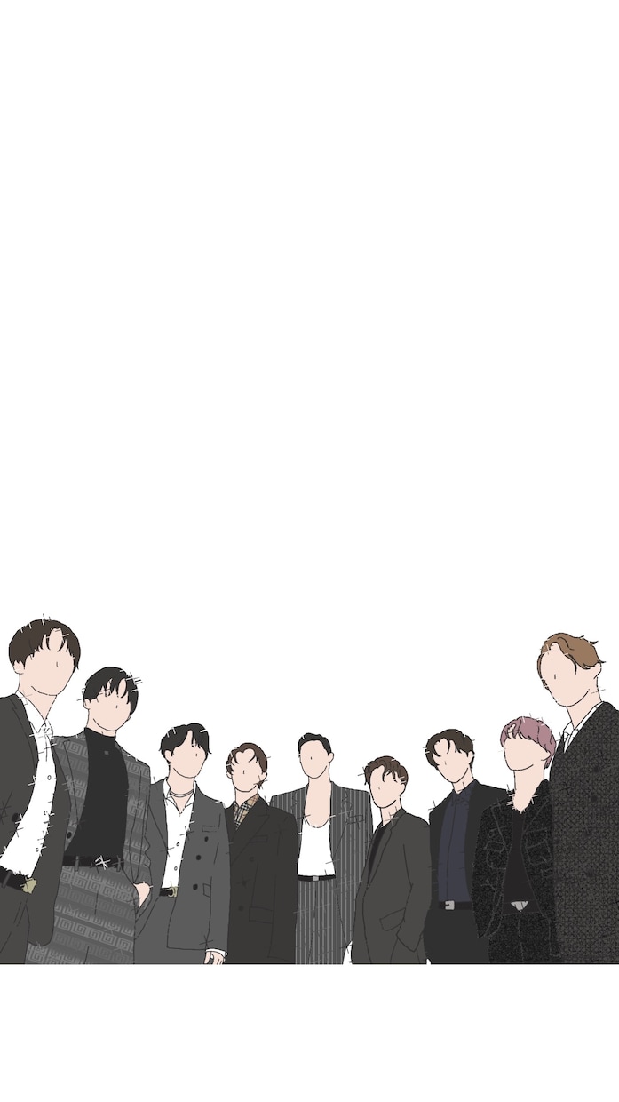 シンプル&ゆるい線画イラスト描きます 好きなアーティストやお気に入りの写真をイラストにしたい方！ イメージ2