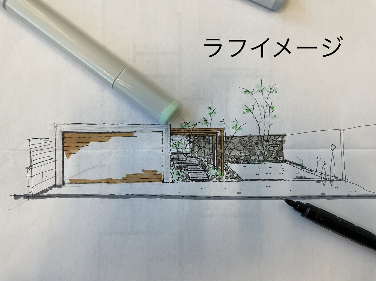 エクステリア、庭、外構のプラン作成します 現役デザイナー、施工管理のプロが外回りの計画をプロデュース。 イメージ5