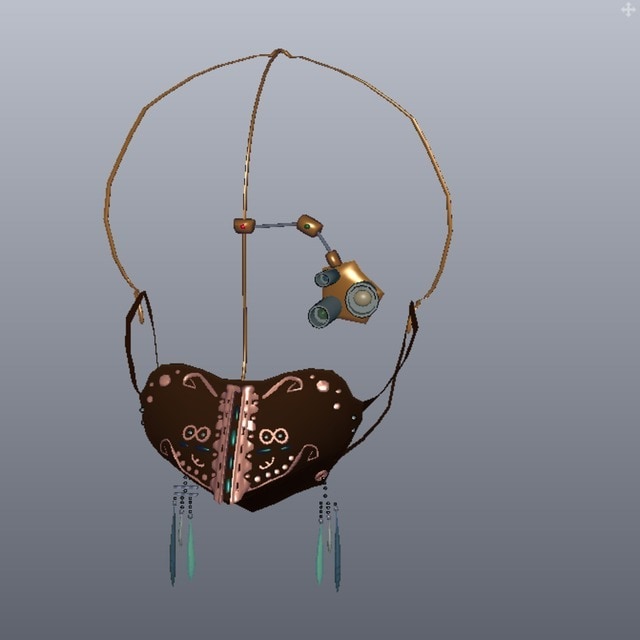 MMD(VRM)用アクセサリー等モデリングします フルスクラッチ(xismo製)で自由度が高い3Dモデルです。 イメージ3