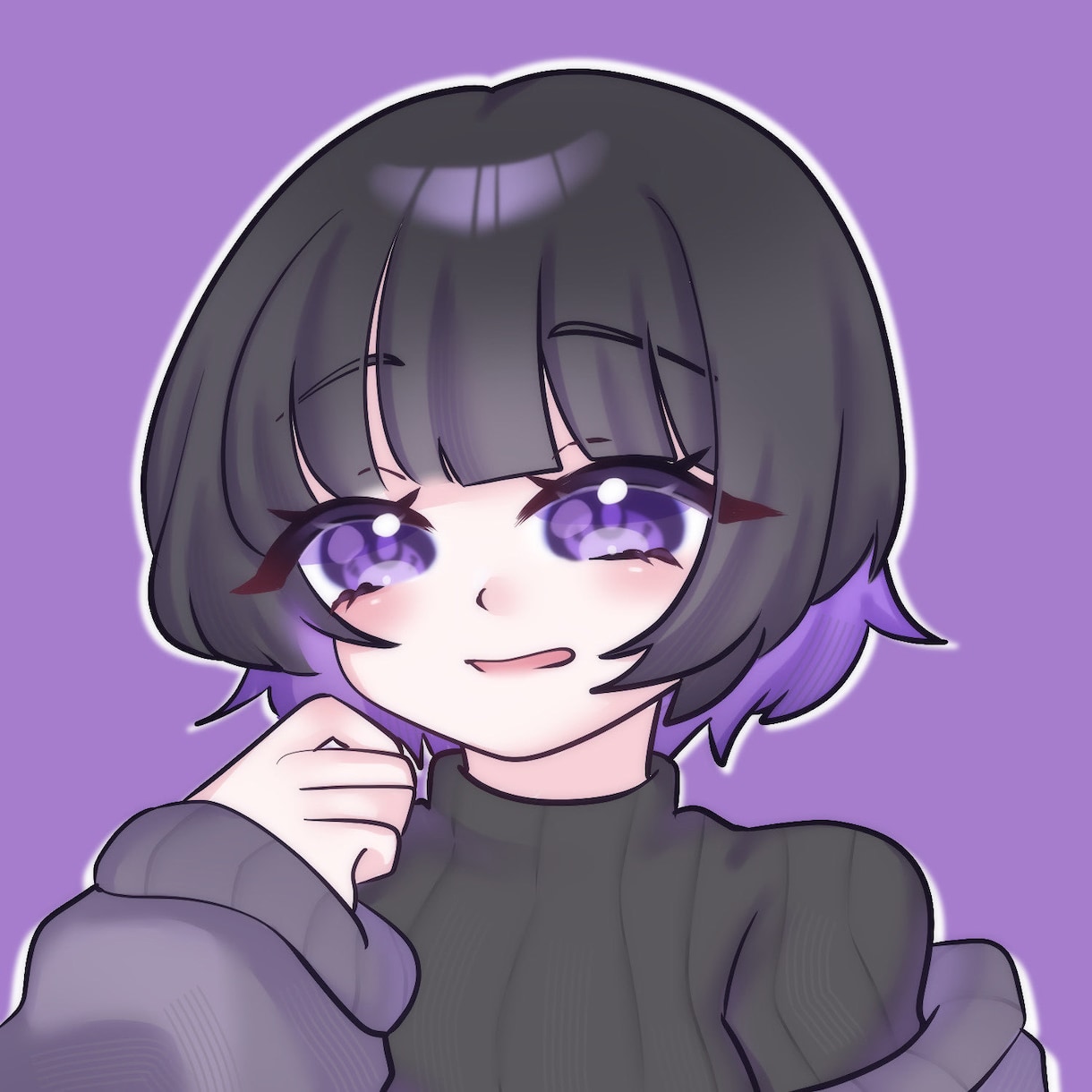 ふわふわで透明感のあるアイコンつくります ふわふわな子を描きます~！最短即日納品！※オプション イメージ2
