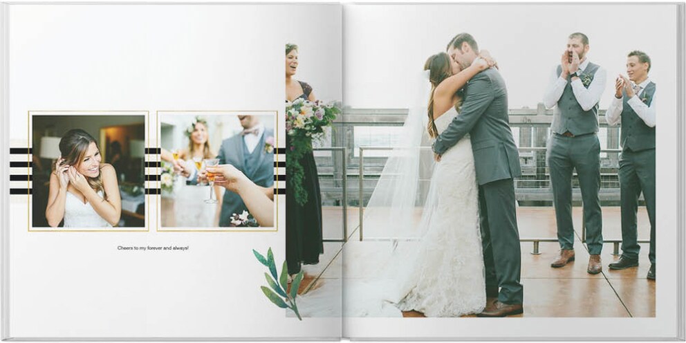 結婚式・前撮り写真でオーダーメイドアルバム作ります 結婚式の写真を美しいウェディングフォトアルバムに イメージ6