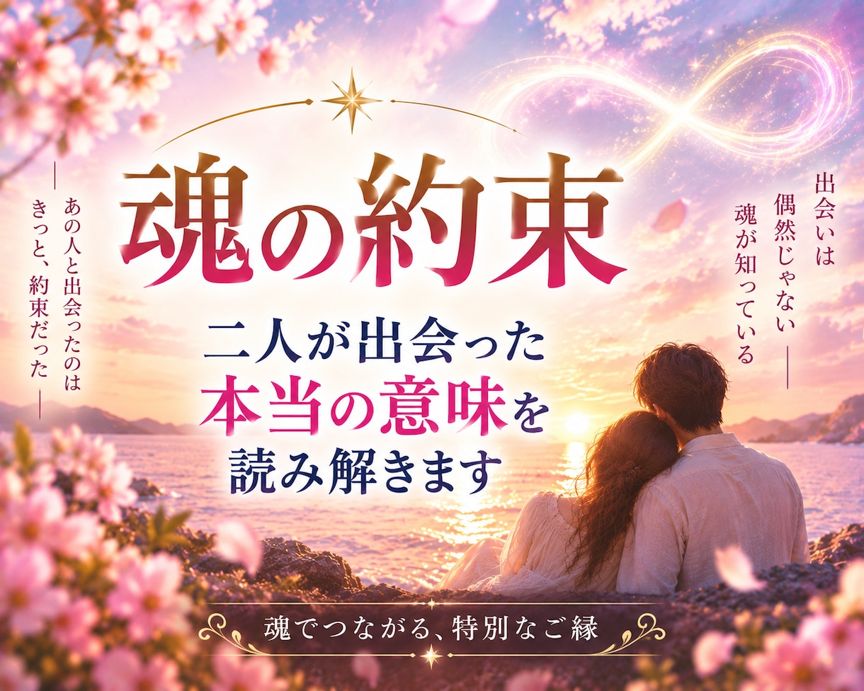 ツインレイ｜二人が出会った本当の意味を読み解きます ただの恋では終わらない【魂の約束書】 イメージ1