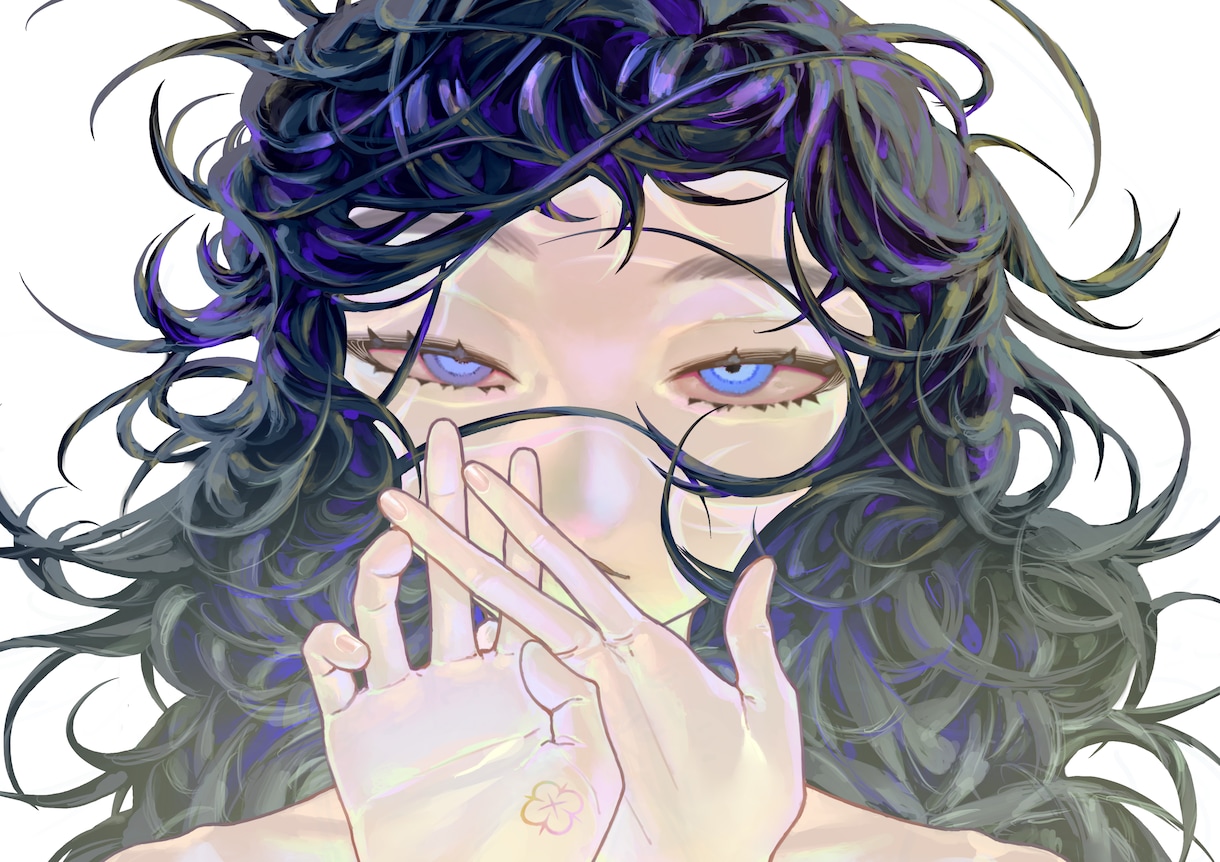 アンニュイな表情が魅力的なイラスト制作します あなたの大切なOCキャラ、私の世界観で表現します イメージ10