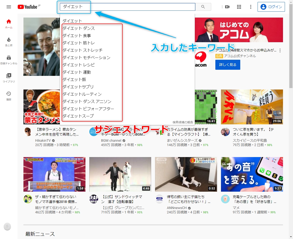 Youtubeで再生回数を増やす穴場ワード探します チャンネル登録が少なくてもウケるYoutube動画が作れる！ イメージ6