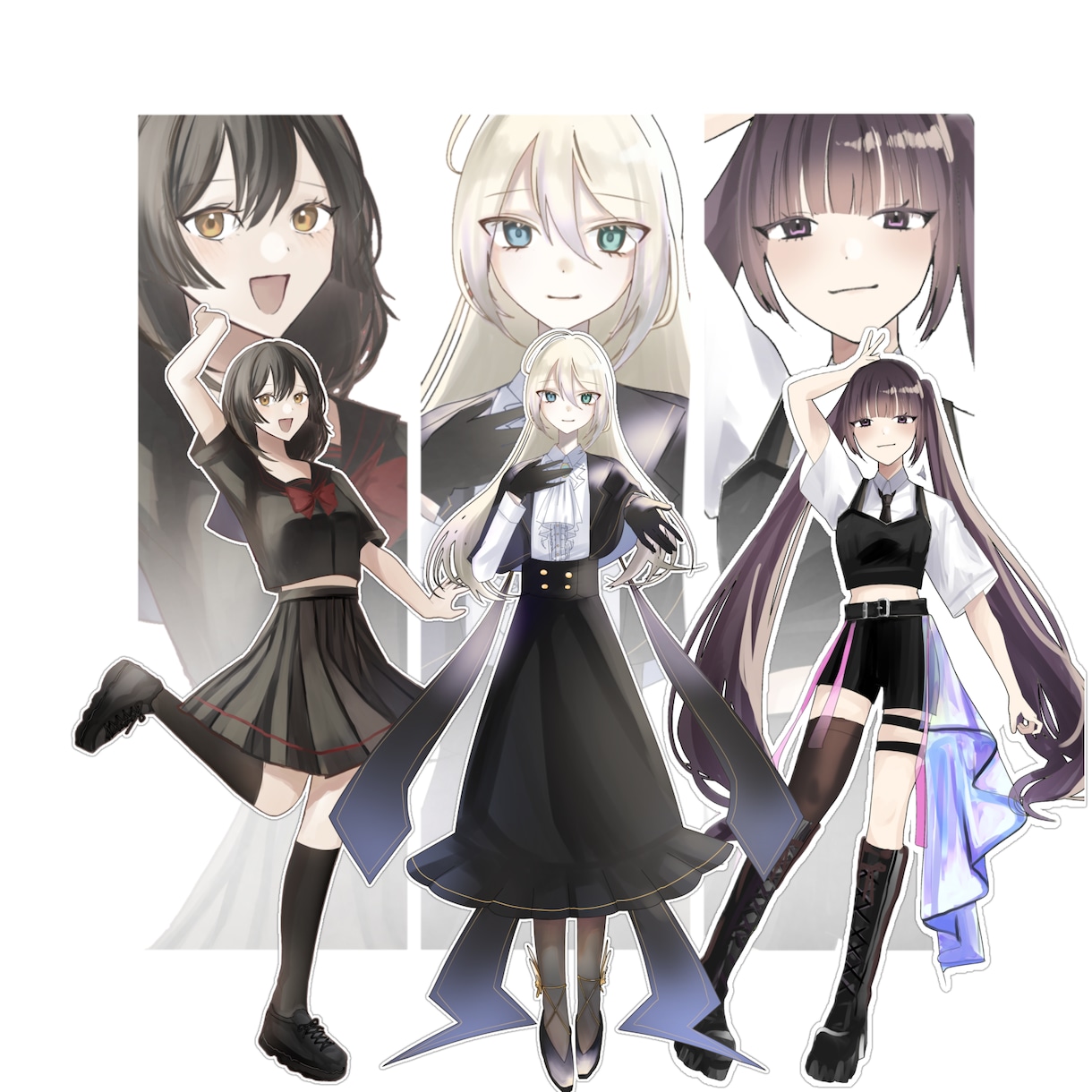 高クオリティの立ち絵を制作します TRPG/コテキャシート/立ち絵に使えるイラストを制作します イメージ3