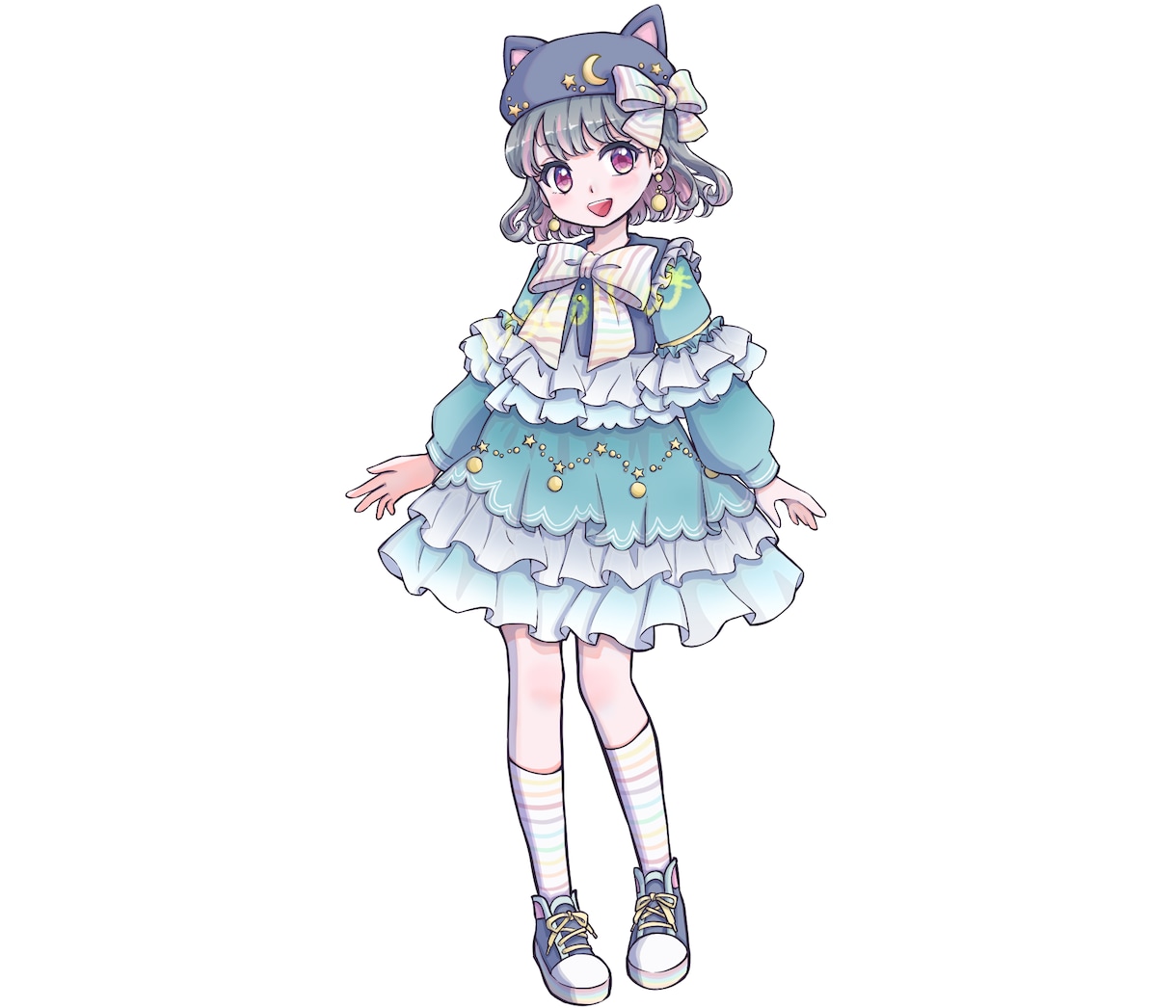 三面図制作します 既存デザインでもキャラデからでもOK！ イメージ3