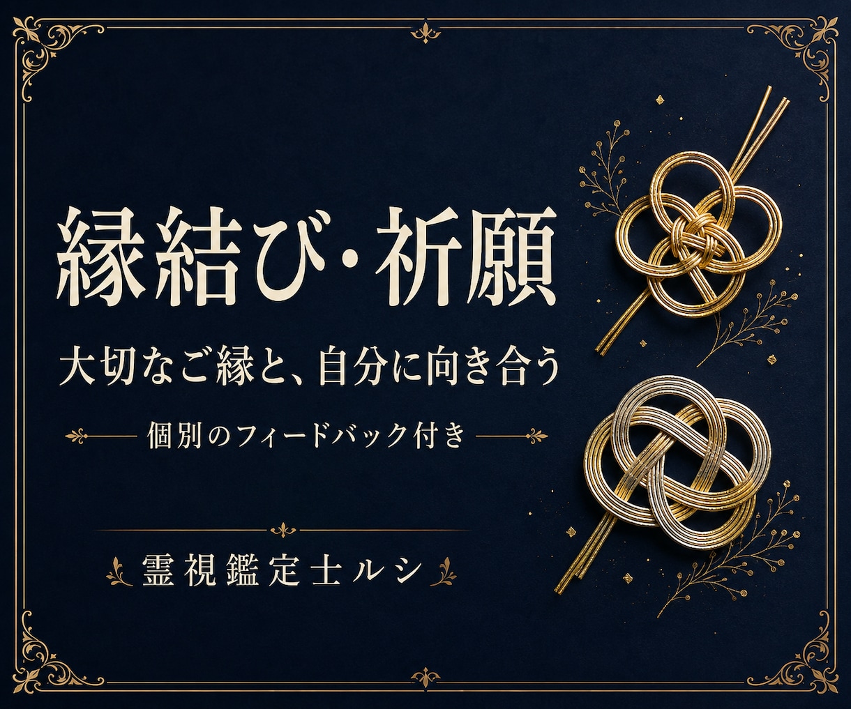大切なご縁へ個別の縁結び祈願を行います ご希望を伺い、施術と個別の文章報告をお届け イメージ1