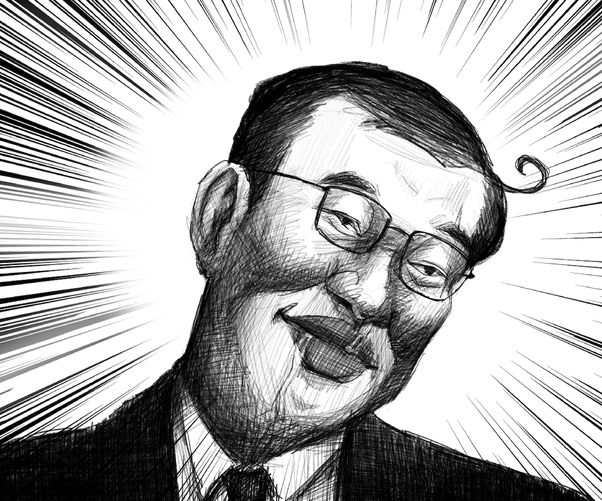 シュールで強烈な漫画太郎風似顔絵を描きます 此処ぞという時にインパクトのある人物画は如何でしょうか^o^ イメージ5