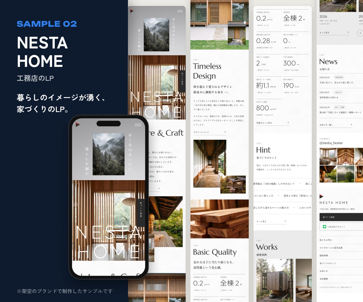 不動産・住宅・医院の信頼感あるLPをデザインします 安心感で、問い合わせ・来院・内見につなげます イメージ5
