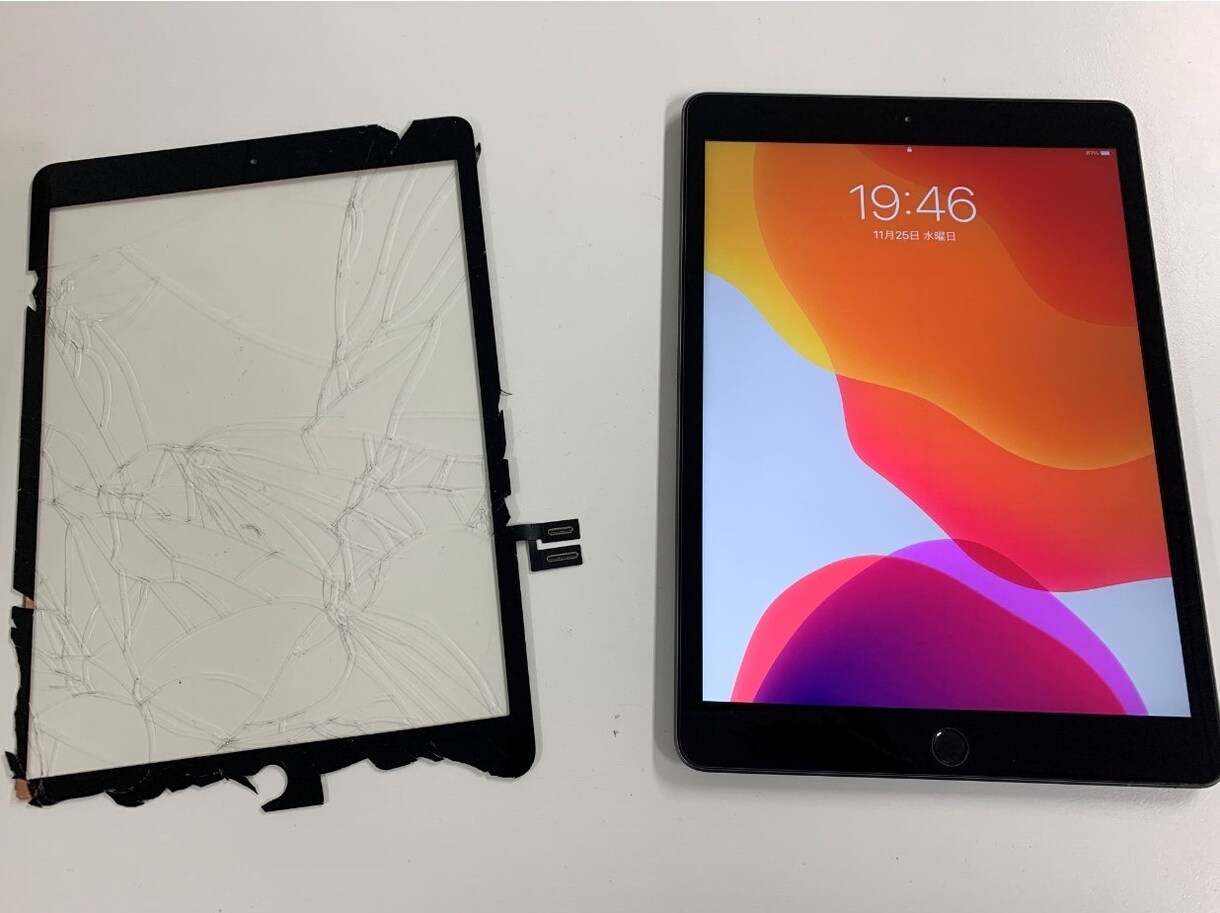 iPad第8世代の画面交換承ります iPad修理は郵送修理ポストリペアにお任せください！ イメージ6