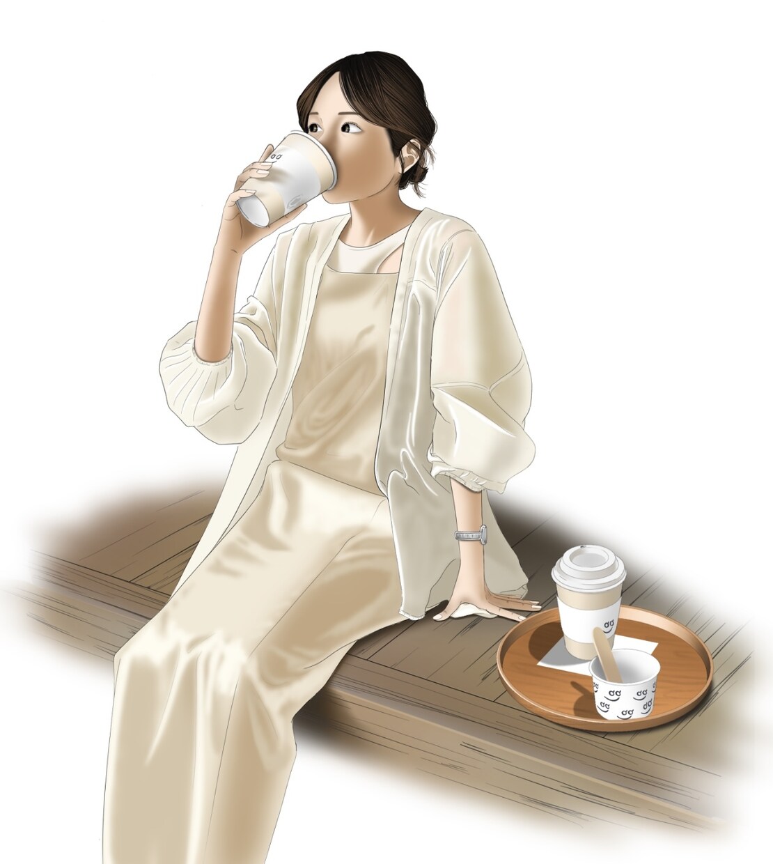 シンプル目なイラスト描きます お部屋に飾れるようなシンプルなイラストを承ります！ イメージ1
