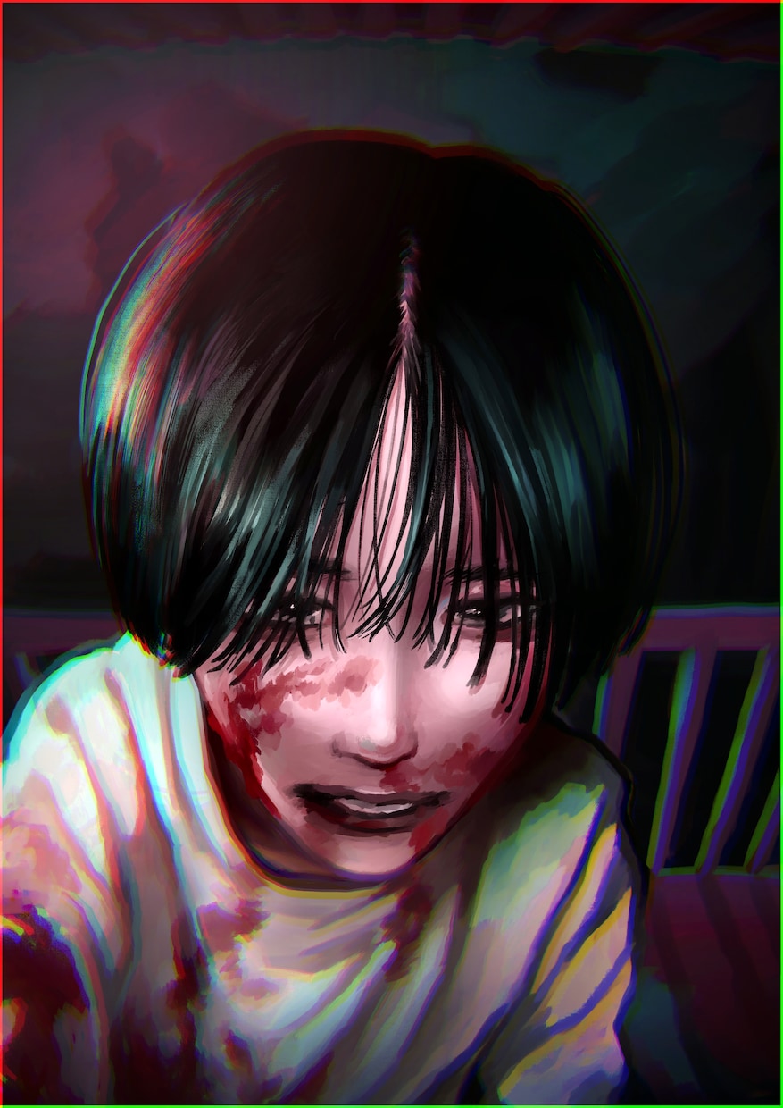 お客様のご希望にそったイラストを描きます ダークな雰囲気のイラストを描くのが得意です。 イメージ1