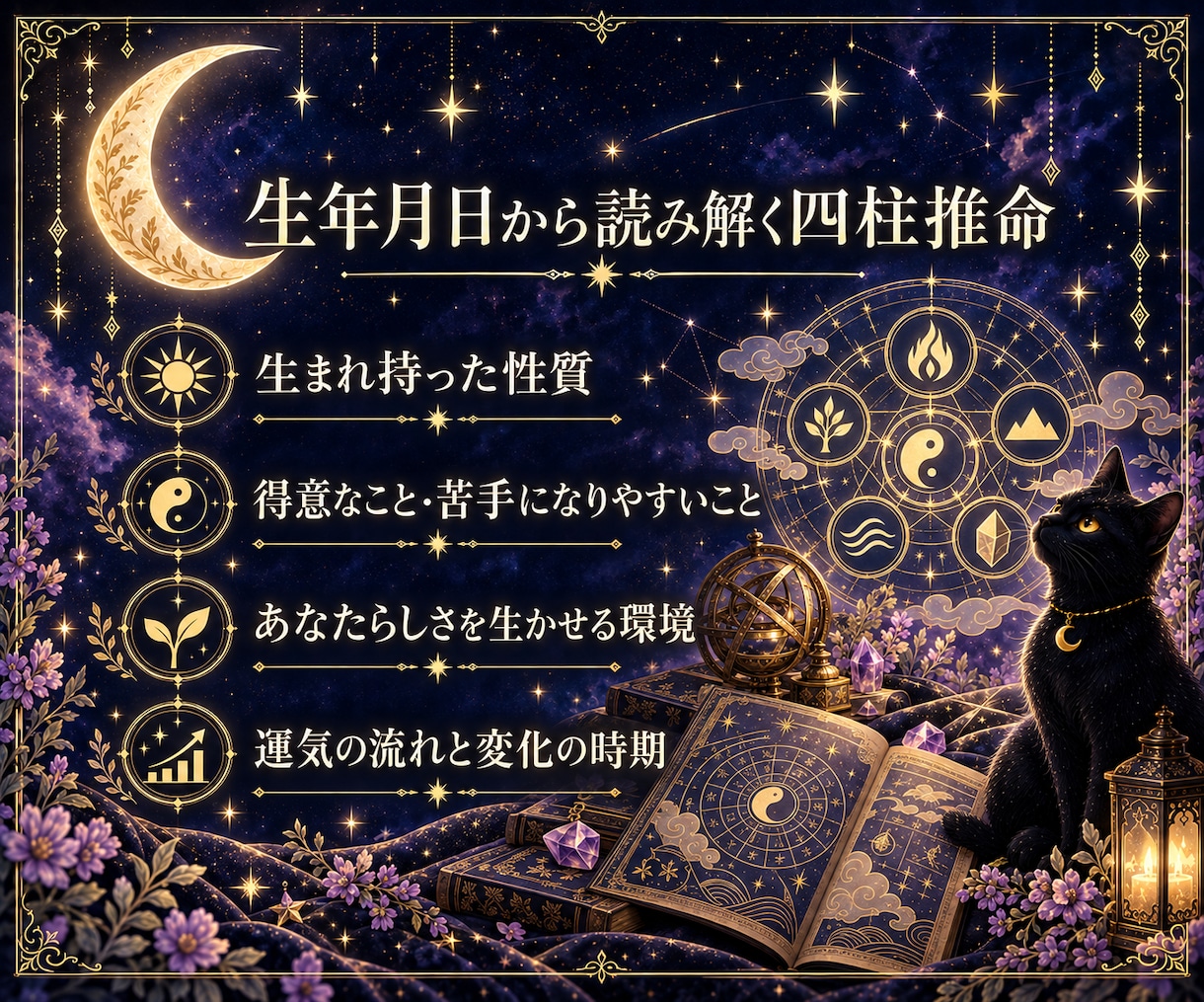 あなたの総合運を3つの占術で丁寧に鑑定します 四柱推命×タロット×ルーンで今と未来を総合鑑定 イメージ5