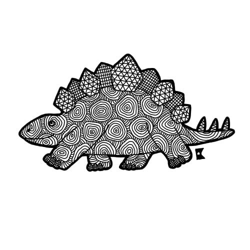 アジアン風なモノクロアートを描きます SNSやメッセージアプリ等で使えるアイコンサイズのイラスト イメージ4