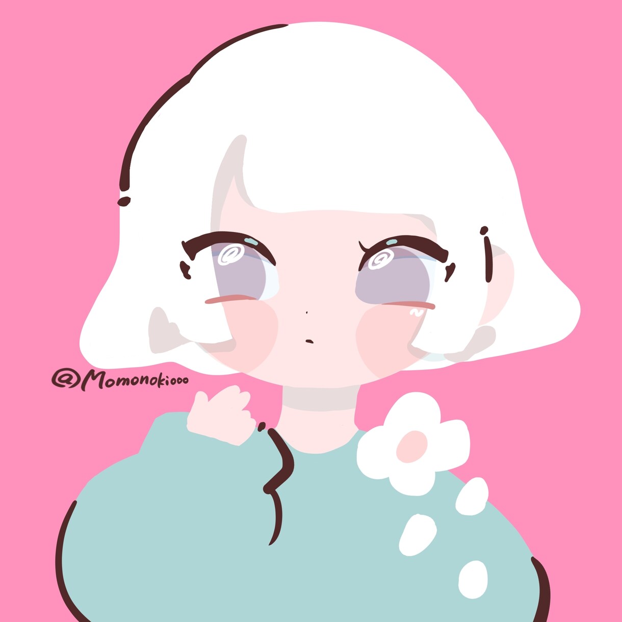 ゆるふわアイコン描きます ふわふわもちもちのアイコンを描きます イメージ1