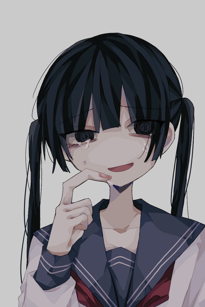病み系動画イラスト、SNSアイコン等作成します 病み感のある仄暗いイラストを作成します イメージ5