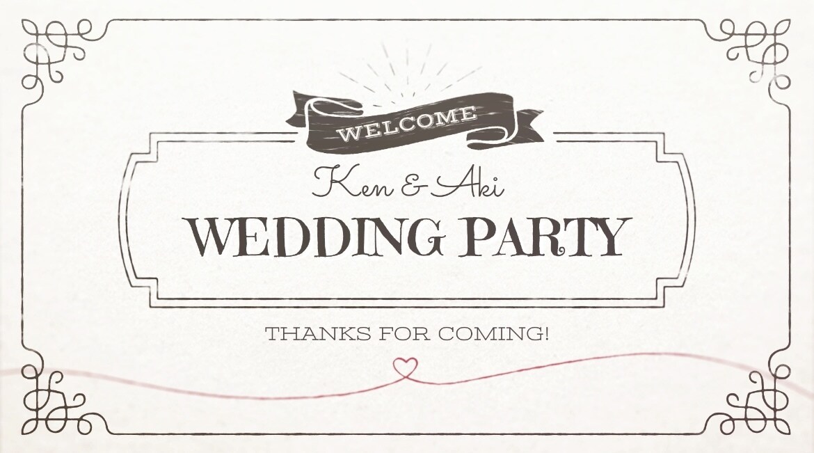 おしゃれな結婚式のオープニングムービーを作成します おしゃれなものから個性的なものまで！DVD焼きまで対応♬ イメージ3