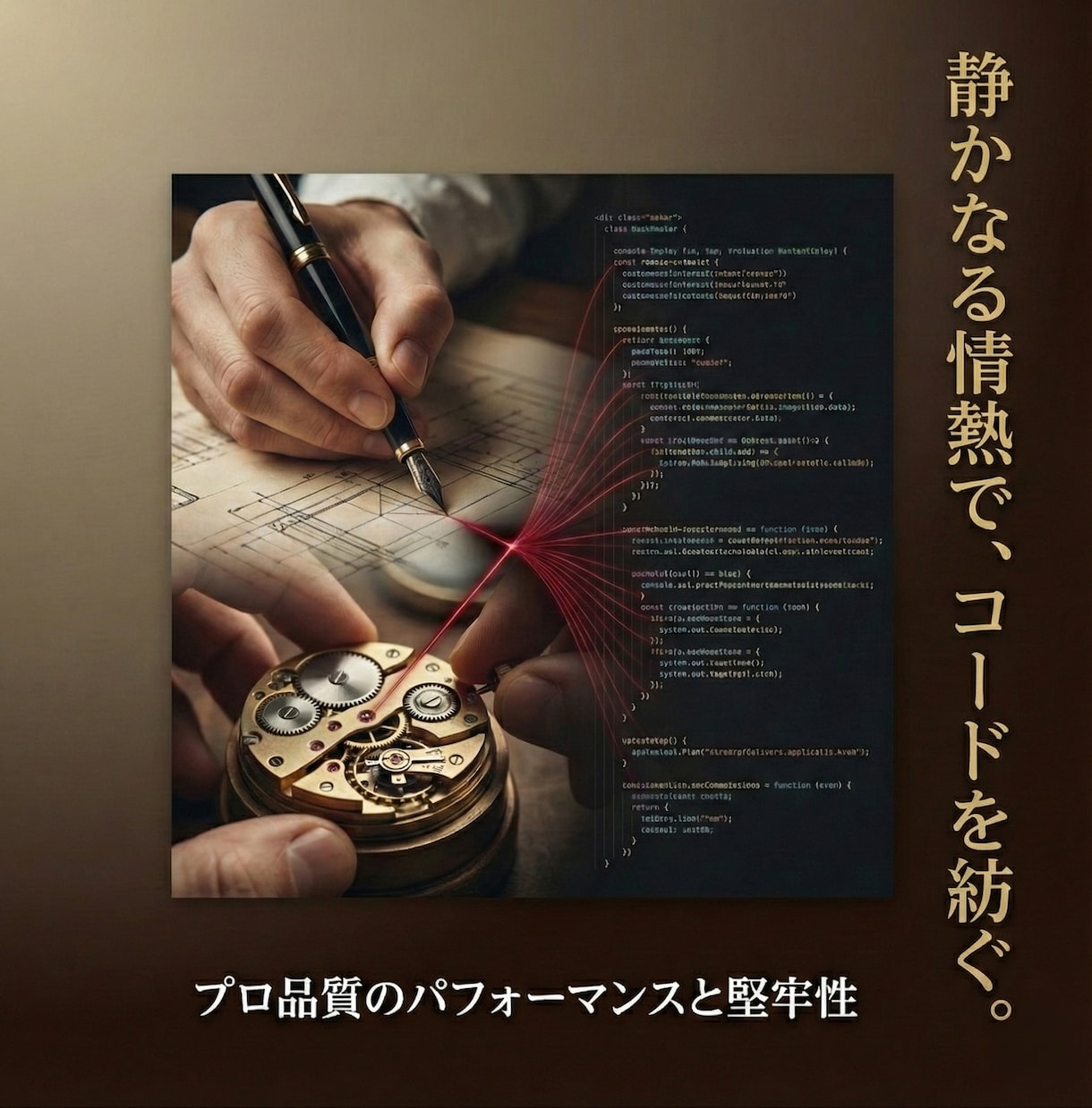 こだわりを形に！完全フルスクラッチのHPを作ります テンプレートにはない自由度を。あなたの理想を実現します イメージ4