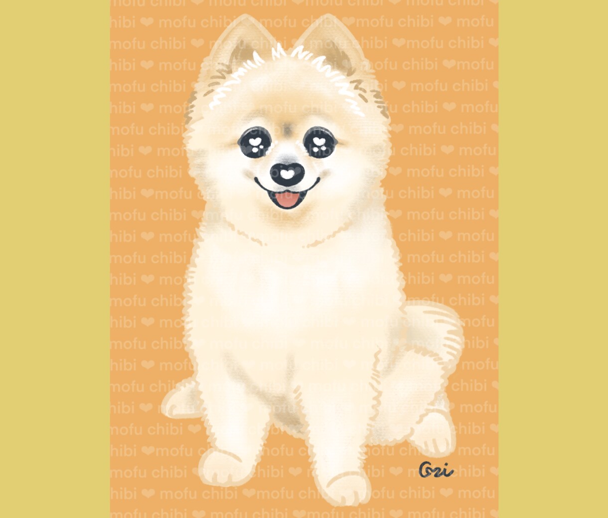 お鼻ハート♥もふもふ【ペット】似顔絵描きます ♡おめめと♡お鼻で、ウチの子をとびきり可愛いイラストに❤︎ イメージ8