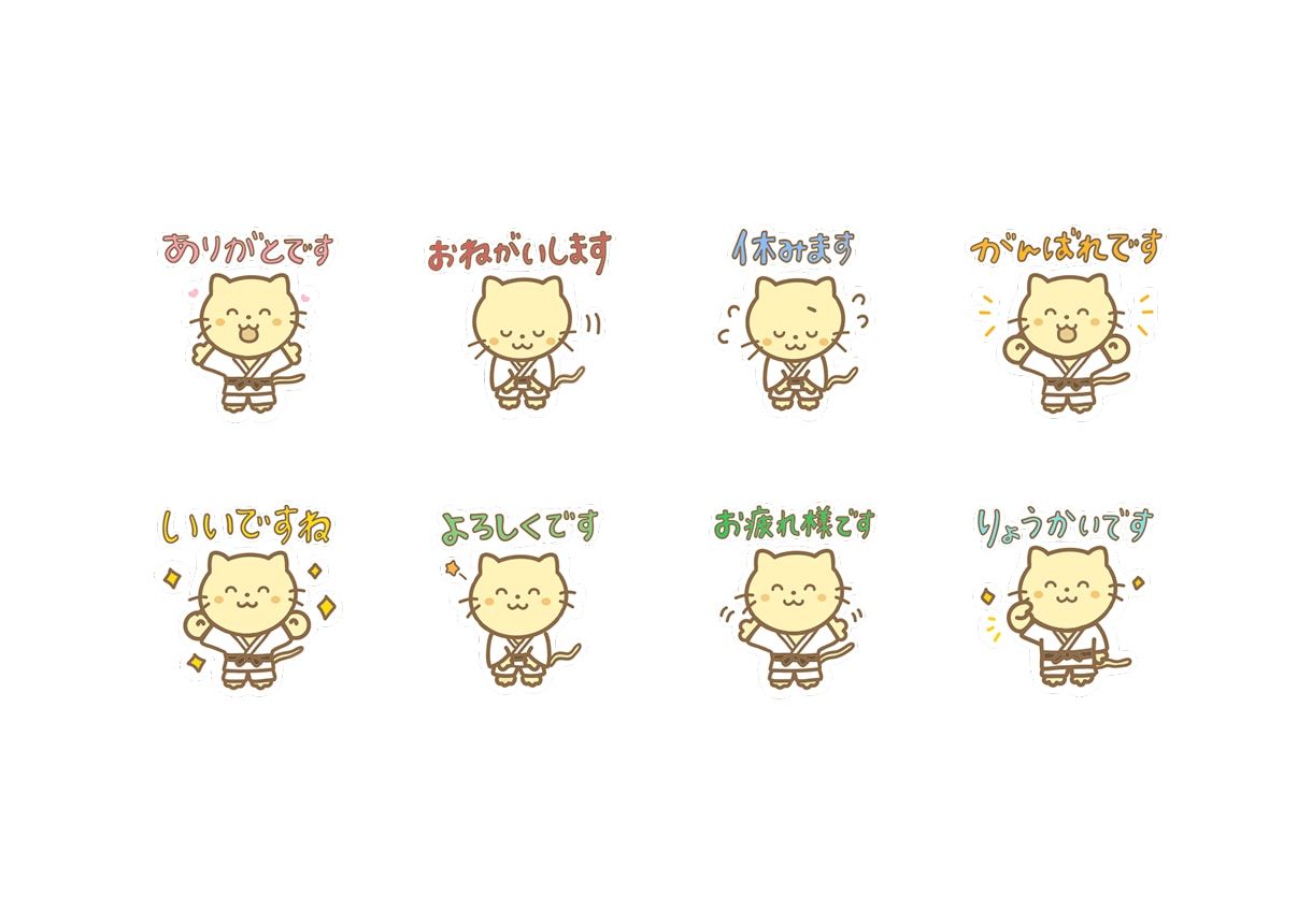 もちもちかわいい動物のLINEスタンプ作ります イラスト販売サイトでのDL実績多数！商用・個人どちらもOK！ イメージ7
