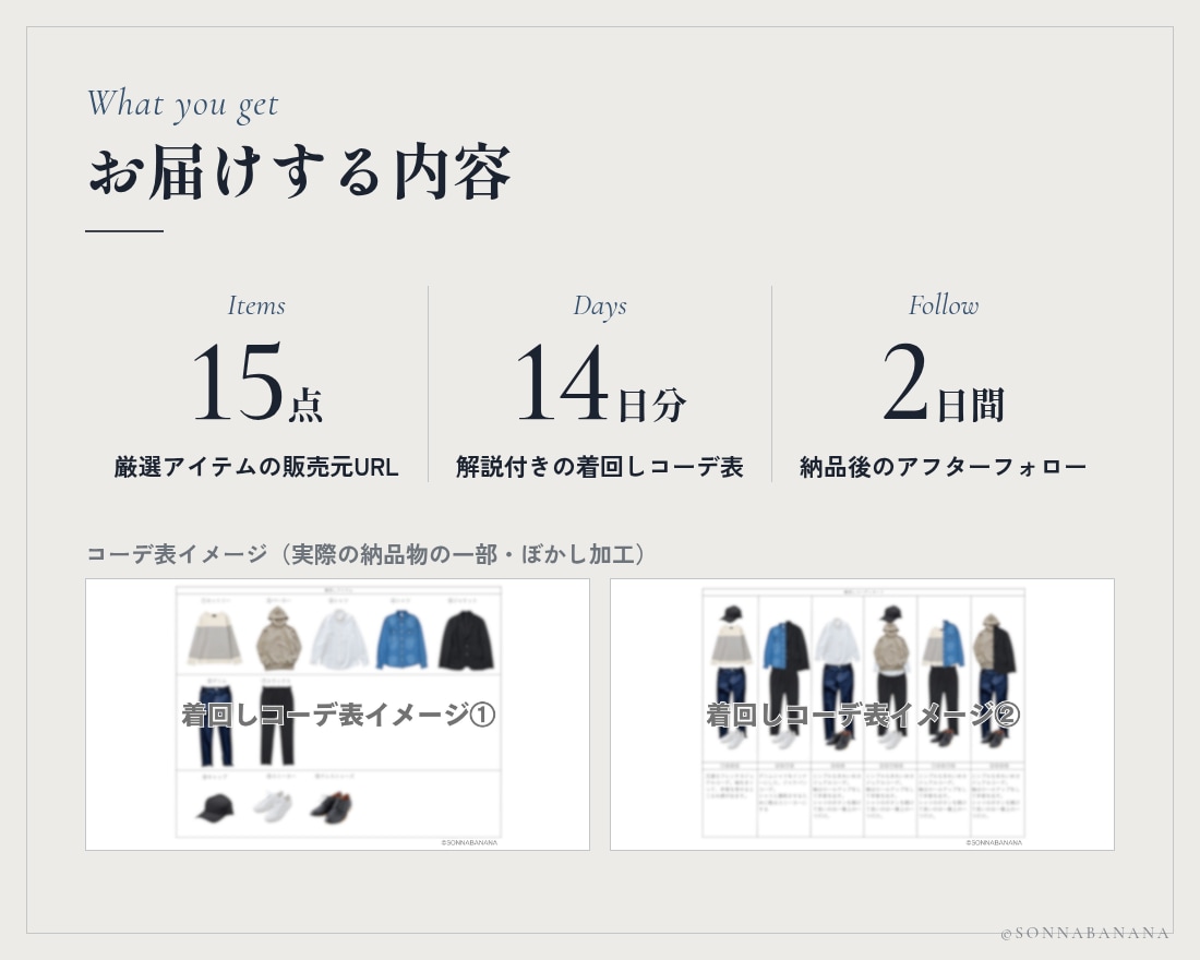 メンズ専用｜女性目線で着回し2週間コーデ提案します 15アイテムで2週間。清潔感と垢抜けを女性目線で イメージ4