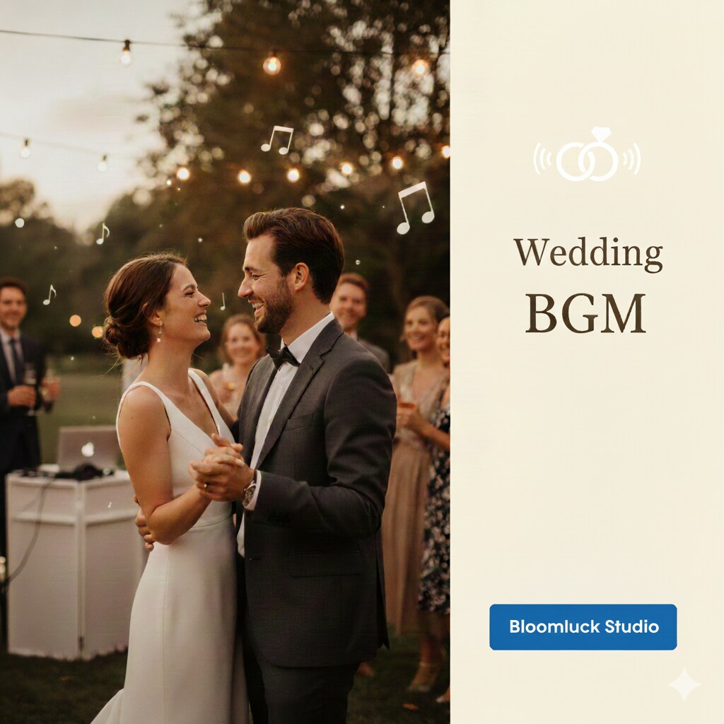 結婚式BGMのフルコーディネートします あなたの想いをカタチにする結婚式BGM選曲します イメージ1