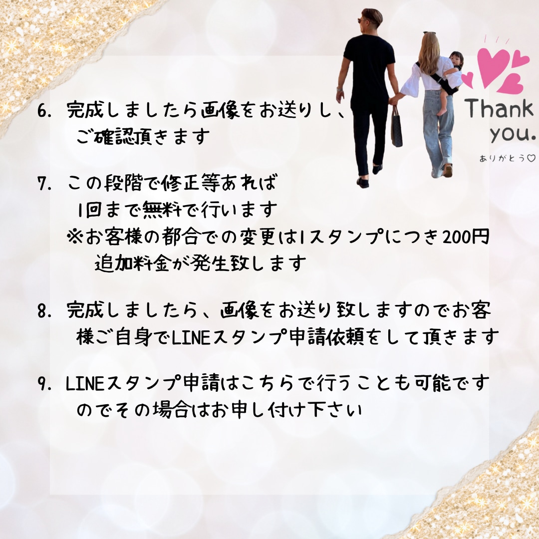 オリジナルLINEスタンプを作成致します お写真、イラストを使ったオリジナルLINEスタンプを作成 イメージ3