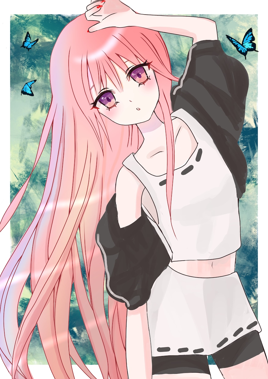 可愛い女の子を描きます 絵柄が好みの方よろしくお願いします イメージ1