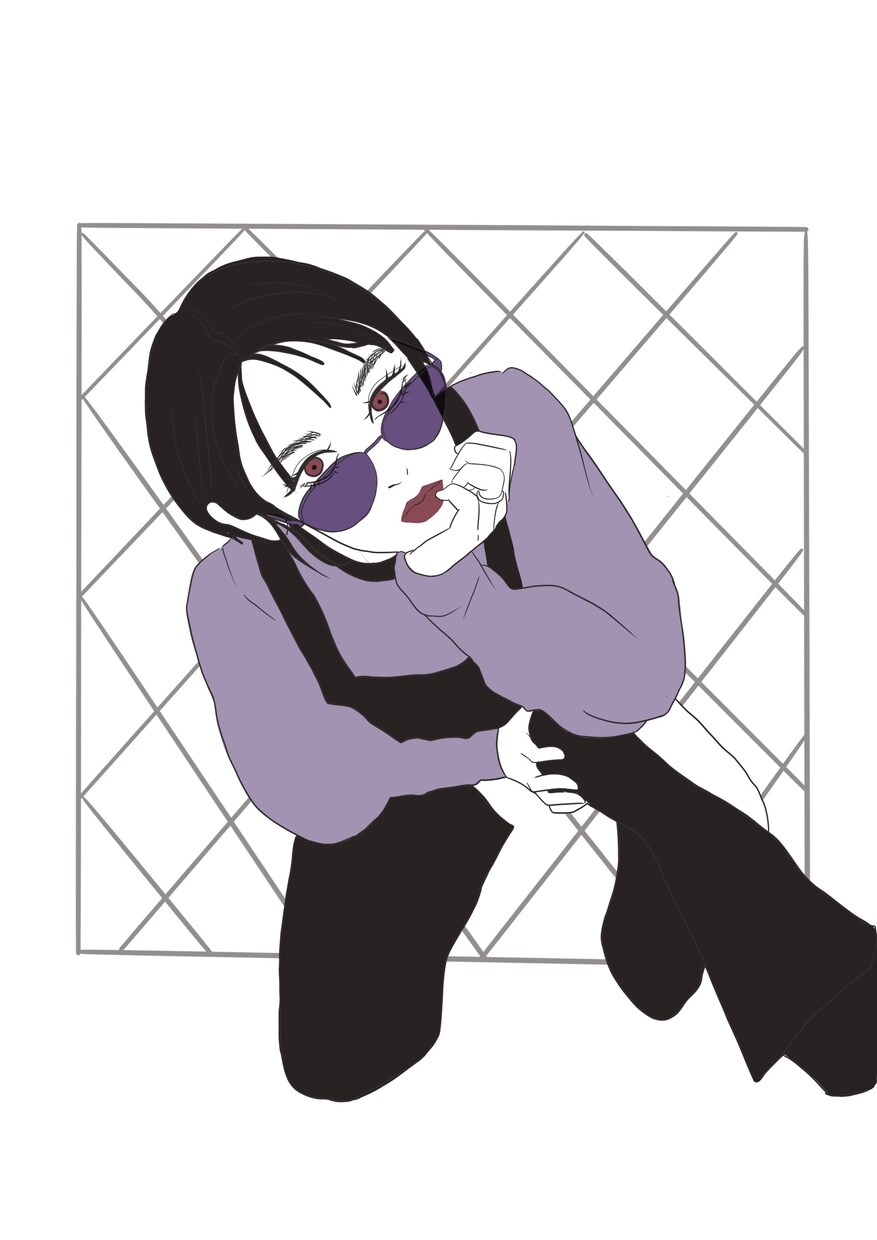 お写真を元におしゃれな線画イラスト制作します Twitter、InstagramなどSNSの使用に イメージ2