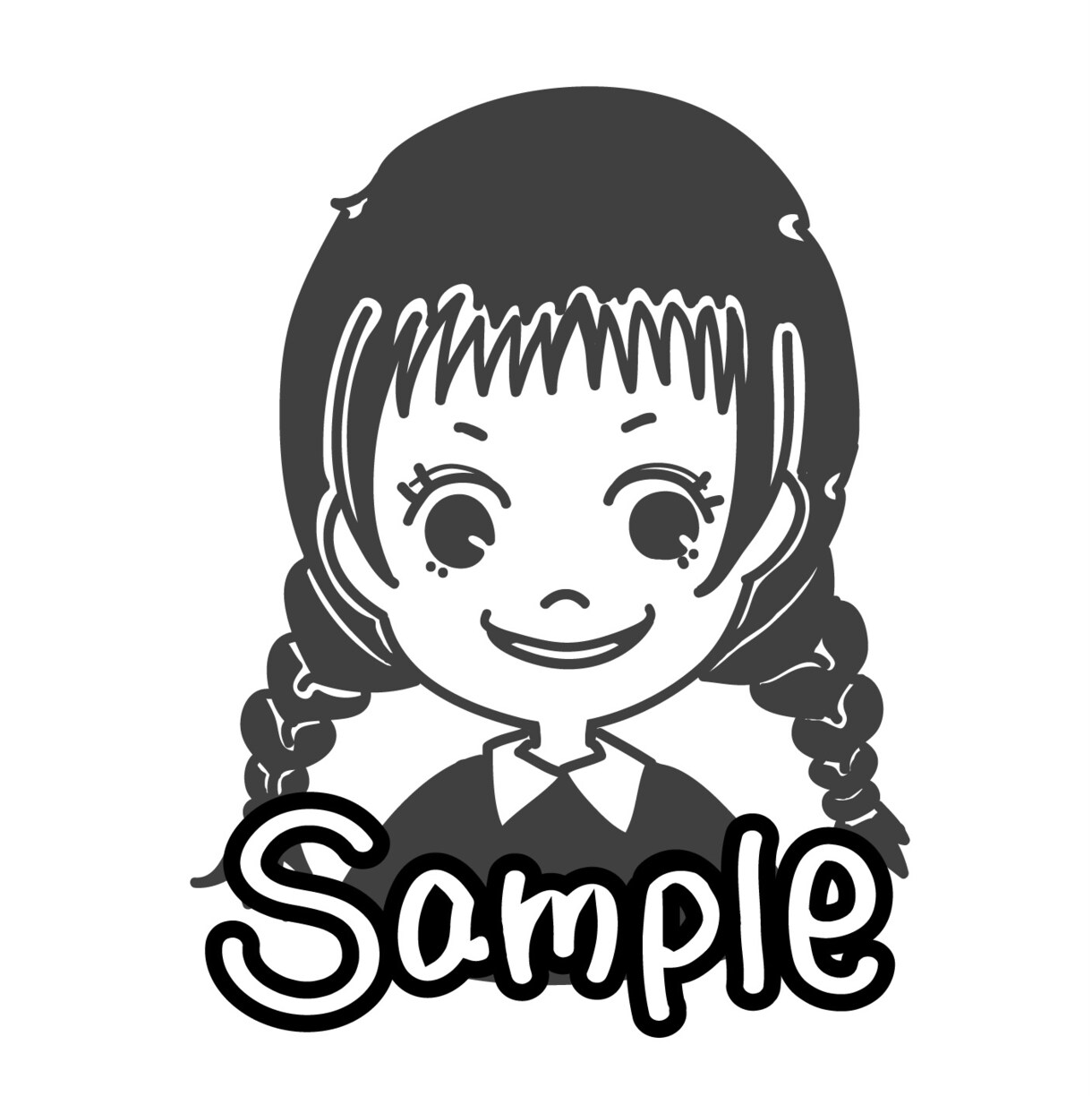 名刺やアイコンに！デフォルメ似顔絵を描きます POPでゆるかわなタッチのイラスト◎ イメージ2