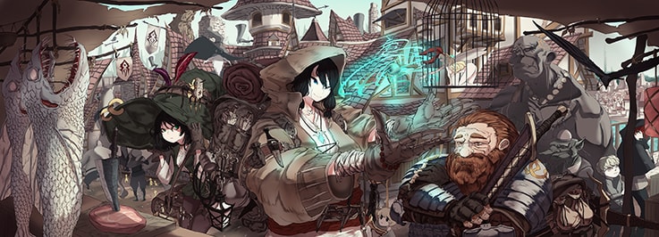 色々イラスト描きます キャラデザイン、立ち絵、同人表紙、ジャケットなど イメージ6