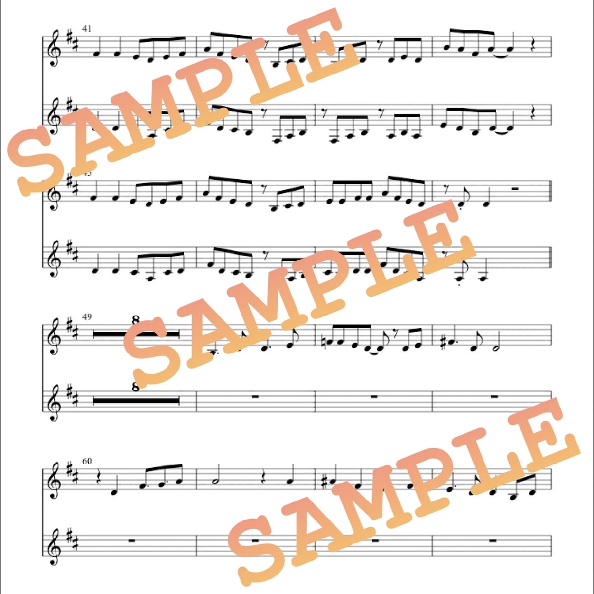 耳コピでメロディー楽譜を作成します 歌や楽器の練習、歌ってみたMIXで活躍します イメージ1