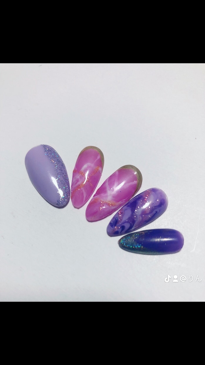 好みに合わせたネイルチップをお作りします 色や柄などを相談しながら作るオーダーメイド イメージ4