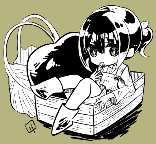 お洒落なモノトーン！アイコン／カット描きます 【SNSプロフや挿絵など♪】白黒イラスト制作プラン！ イメージ3